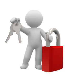 Character holding lock and keys - Privacy Policy