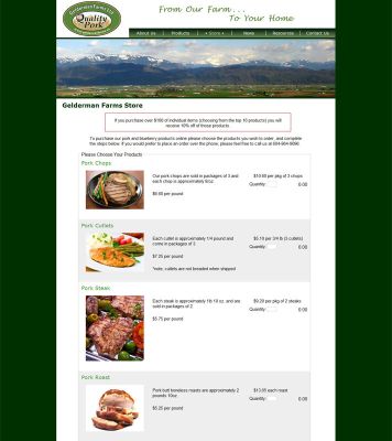 Gelderman Farms Online Store